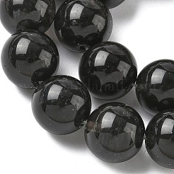Натуральные ледяные обсидиановые бусинки G-P590-A02-12mm-01