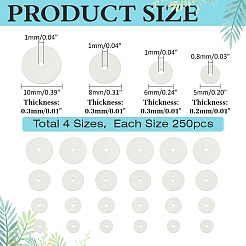 1000 шт. 4 стиля 316 хирургическая нержавеющая сталь бусины STAS-ME0002-53