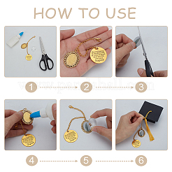 Овальное украшение из выпускного колпака из сплава&nbsp;HJEW-AR00003