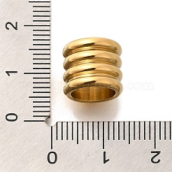 Европейские бусины из нержавеющей стали 304 STAS-G350-38G