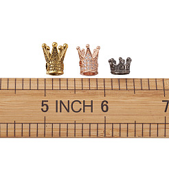 Латунные микро проложить кубического циркония бусы ZIRC-TA0001-07