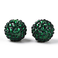 Прозрачная смола горный хрусталь постепенные бусы RESI-S314-18x20-03