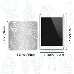 Трафареты для штампов из нержавеющей стали DIY-WH0238-037