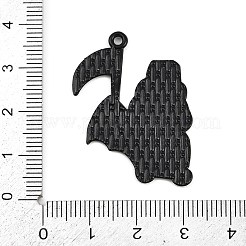 Подвески из сплава хэллоуина с эмалью ENAM-P259-01E-EB