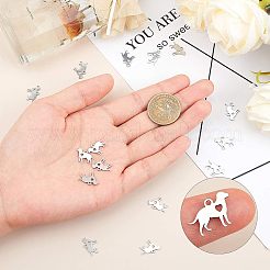 Брелоки в виде щенков из нержавеющей стали 304 STAS-UN0003-82