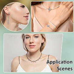 90 шт. европейские бусины из сплава в тибетском стиле&nbsp;TIBE-ME0001-14