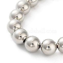 Латунь бисера ожерелья NJEW-L170-08A-P