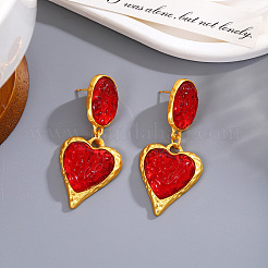 Серьги-гвоздики из цинкового сплава и смолы.&nbsp;FS-WG376FE-01