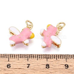 Латунь эмаль подвески&nbsp;KK-T072-27C-G