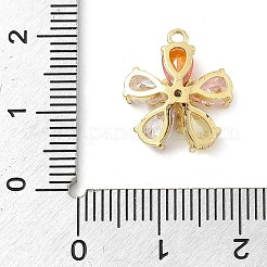 Colgante micropavé cubic zirconia de latón&nbsp;KK-S514-02A-G