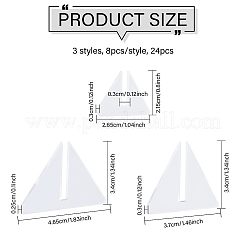 24шт 3 треугольных акриловых подставки-основания ODIS-CA0001-29