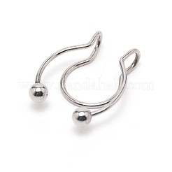 Проволочное кольцо в носу для девочек-подростков AJEW-TAC0029-08P