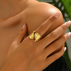 Кольца-манжеты из латуни с неровной текстурой для женщин PS5697