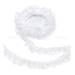 12 Yards plissierte Polyesterbänder&nbsp;SRIB-PH0001-82