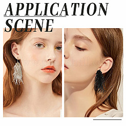 1692 шт. 8 вида стеклянных витых бусин SEED-GO0001-05A