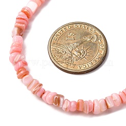 Ожерелья из бисера из натуральных окрашенных пресноводных ракушек NJEW-JN05488-04