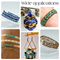 240 шт. 11 стиля гальванизированных немагнитных синтетических гематитовых бусин и стеклянных бусин&nbsp;G-PH0003-33