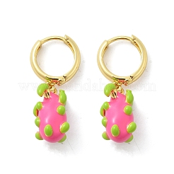 Boucles d'oreilles en laiton&nbsp;EJEW-S251-04D-G