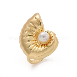 Кольца для женщин с микропаве из латуни и прозрачными кубическими цирконами RJEW-U041-16G