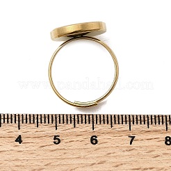 Anelli polsini in acciaio inossidabile 304&nbsp;RJEW-A077-04G-01