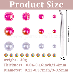 1 пакетик кабошонов из смолы&nbsp;RESI-CP0001-11B