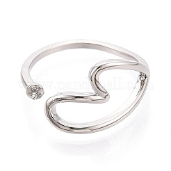 Сердечко латунная чашка колышек настройки кольца KK-N274-22P