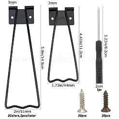 Железный кронштейн для фоторамки и винты выводы&nbsp;IFIN-GF0001-10