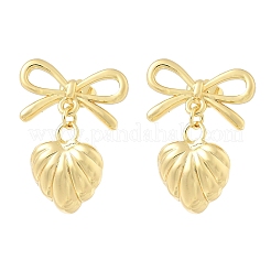 Латунные болтающиеся серьги&nbsp;LS-EJEW-Z119-01G