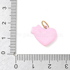 Pendentifs en acier inoxydable 304 émaillés&nbsp;SA-CBA08A6-05G