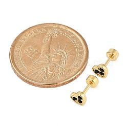 Беруши в форме сердца со стразами EJEW-H105-26G