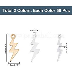 100шт 2 цвета латунные подвески KK-HY0001-27