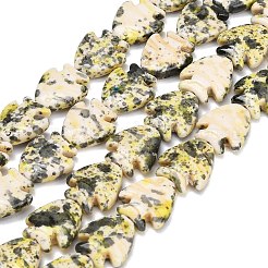 Teints perles synthétiques turquoise brins&nbsp;GG-CBAAE19-03B-05