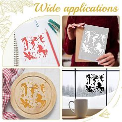 Трафареты для штампов из нержавеющей стали DIY-WH0279-042