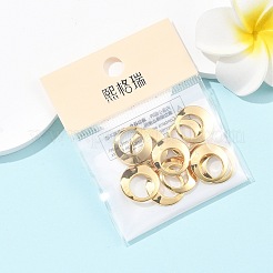 Латунные плоские круглые подвески&nbsp;XGR0119G-108G