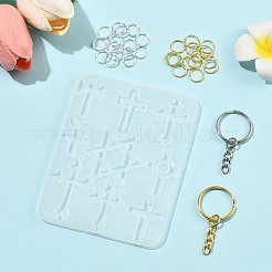 Kits de fabrication de porte-clés bricolage&nbsp;DIY-FS0010-63