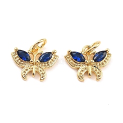 Настоящие 18k позолоченные латунные микро pave кубические циркониевые подвески&nbsp;ZIRC-Z023-05F