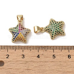 Латунные микро проложить кубического циркония подвески KK-C058-17G