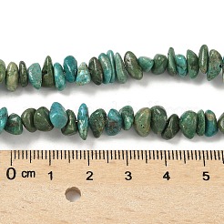 Нити окрашенных бусин из натурального магнезита G-M448-D01-01