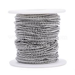 Массивные цепи с алмазной огранкой из нержавеющей стали 304 CHS-F013-02P