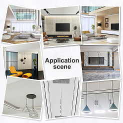 201 самоклеящаяся гибкая молдинговая накладка из нержавеющей стали FIND-WH0021-49A-P