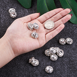 Латунные бусины со стразами  RB-TA0001-02C