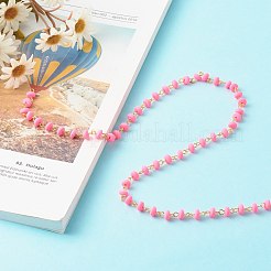 Chaîne de perles en pâte polymère faite à la main&nbsp;AJEW-JB00999-06