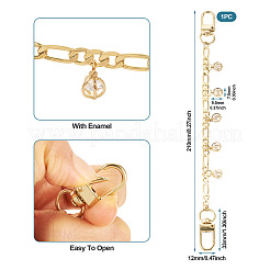 Латунные цепи фигаро ремешок для сумки&nbsp;AJEW-TAC00041