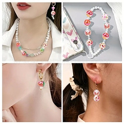 15шт 7 стиля прозрачные акриловые бусины&nbsp;TACR-YW0003-31