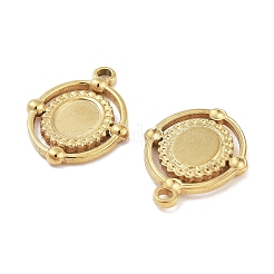 Оправы для подвесок из нержавеющей стали 304 в виде кабошонов&nbsp;LS-STAS-P364-07G