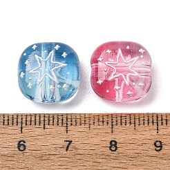 Perles acryliques transparentes de couleur dégradée&nbsp;AC-CBAC4EE-01