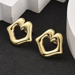 Серьги-гвоздики из нержавеющей стали 304 с ионным покрытием (IP) EJEW-K268-11G