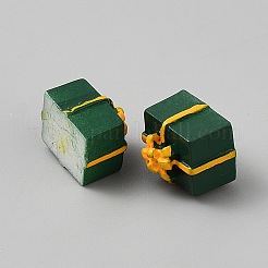Weihnachtliche Cabochons aus undurchsichtigem Harz&nbsp;CRES-WH20004-07C
