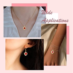 6 шт. 6 стиля латунных подвесок с кубическим цирконием&nbsp;KK-CJ0003-85