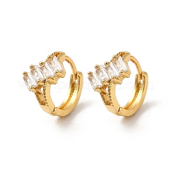 Латунные серьги обруча EJEW-S256-03C-G